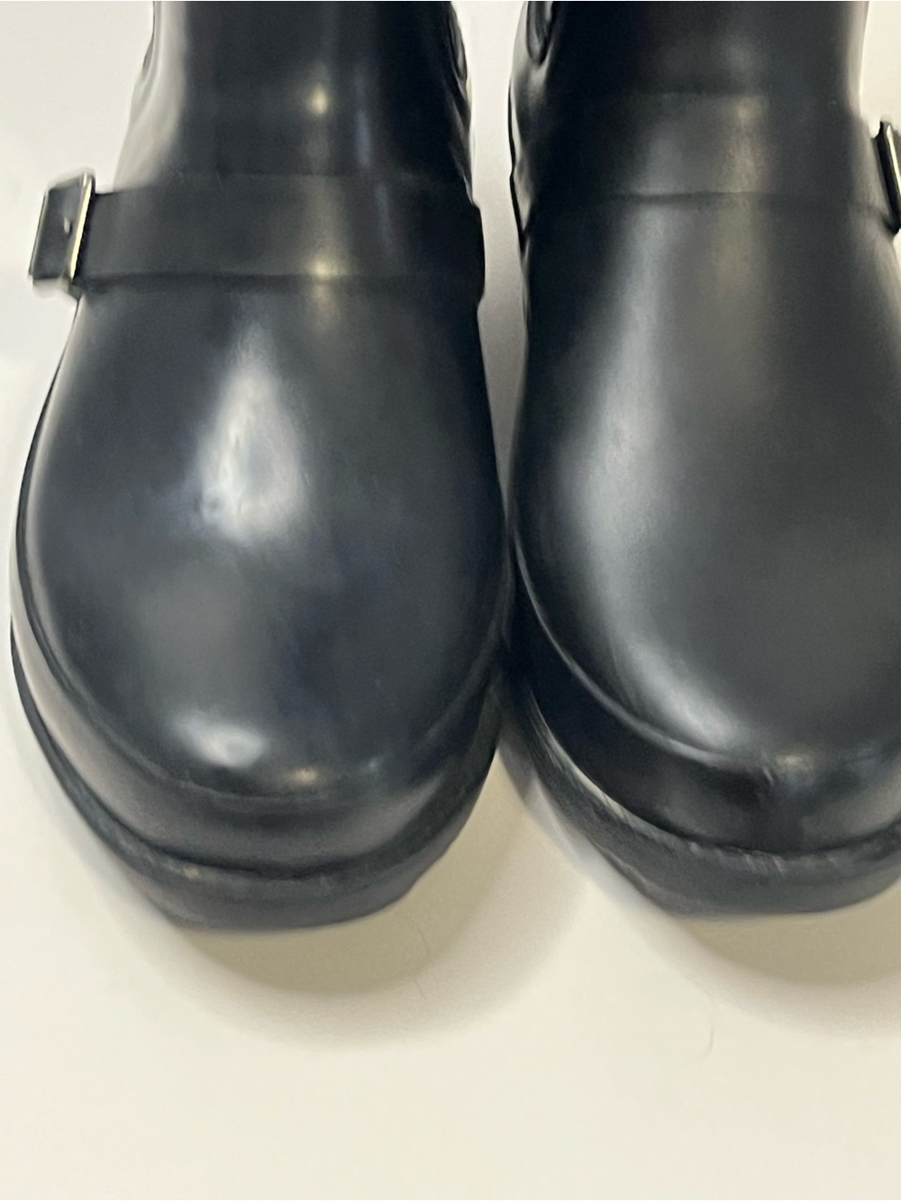 L.L. Bean Black Tall Rubber Rain Boots - Picture 7 of 8